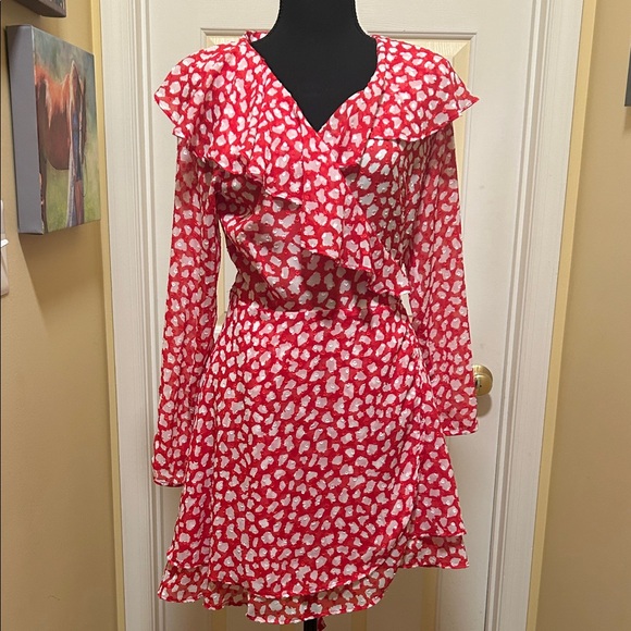 Free People Dresses & Skirts - Free People Red and White Dress